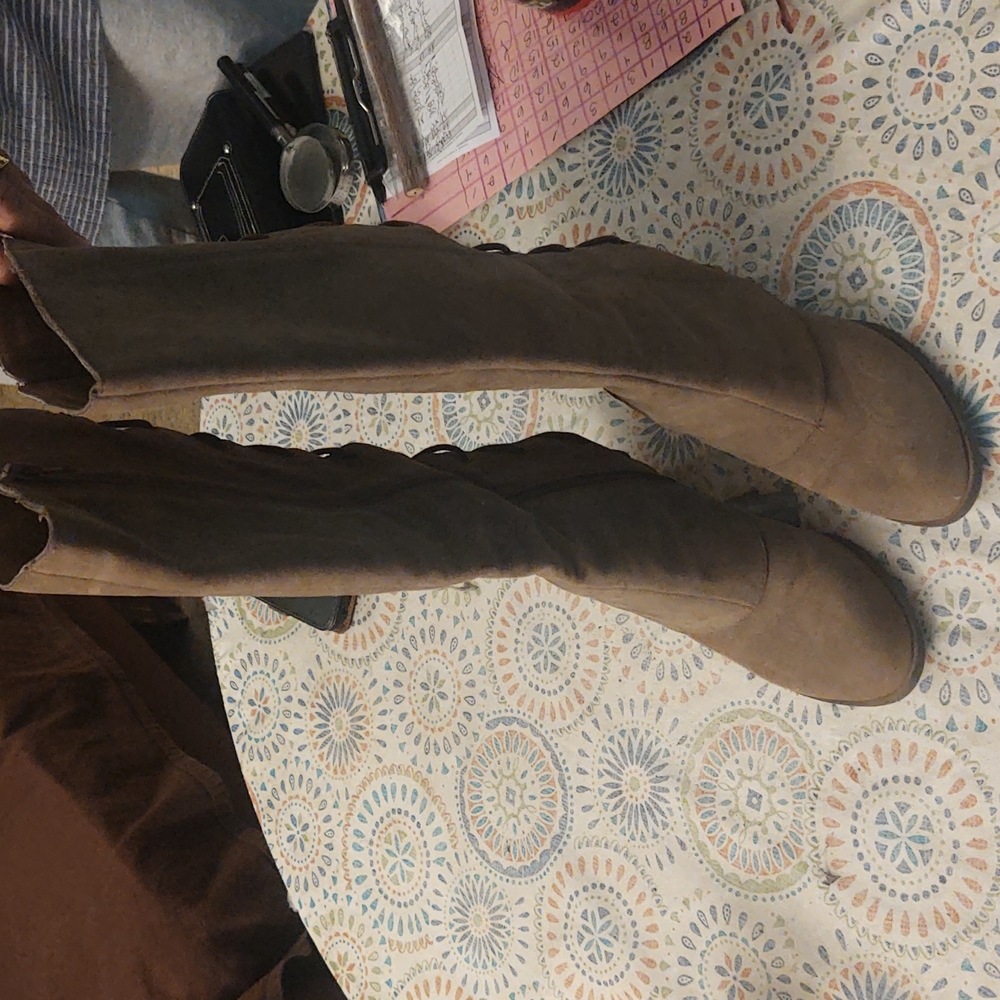 Fergie below knee boots